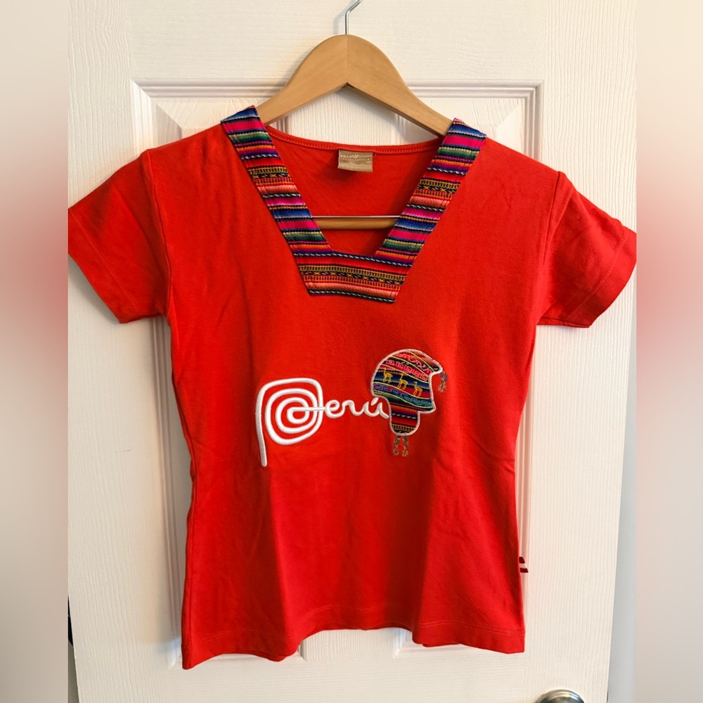 Peru Embroidered Women's Top Traditional Travel